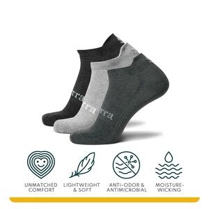 PURRA Performance Aeroweight Comfort Unisex Lightweight Comfort Collection 3pk